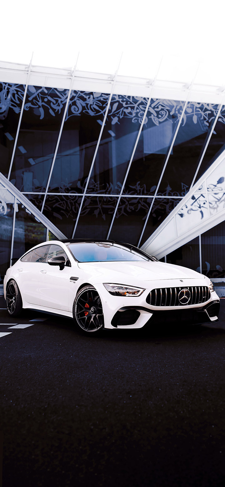 wallpaper of mercedes benz amg gt53 coupe