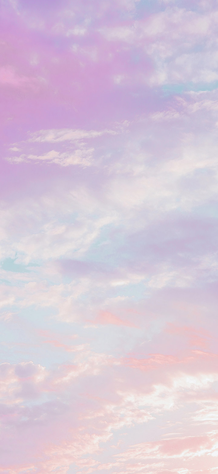 wallpaper of Aesthetic Sky And Light Pink Clouds