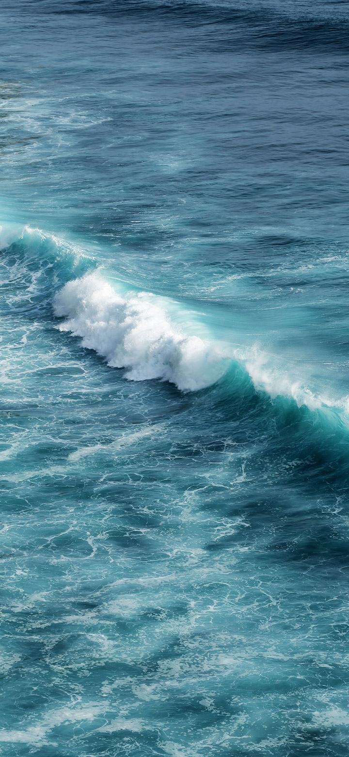wallpaper of Turquoise Sea Wave
