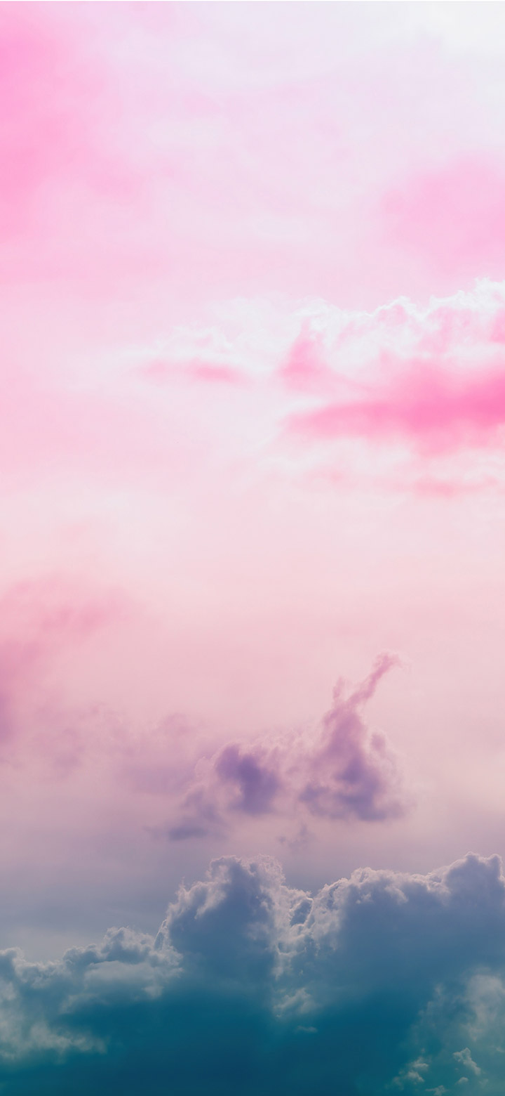 wallpaper of Aesthetic Clouds And Pink Sky