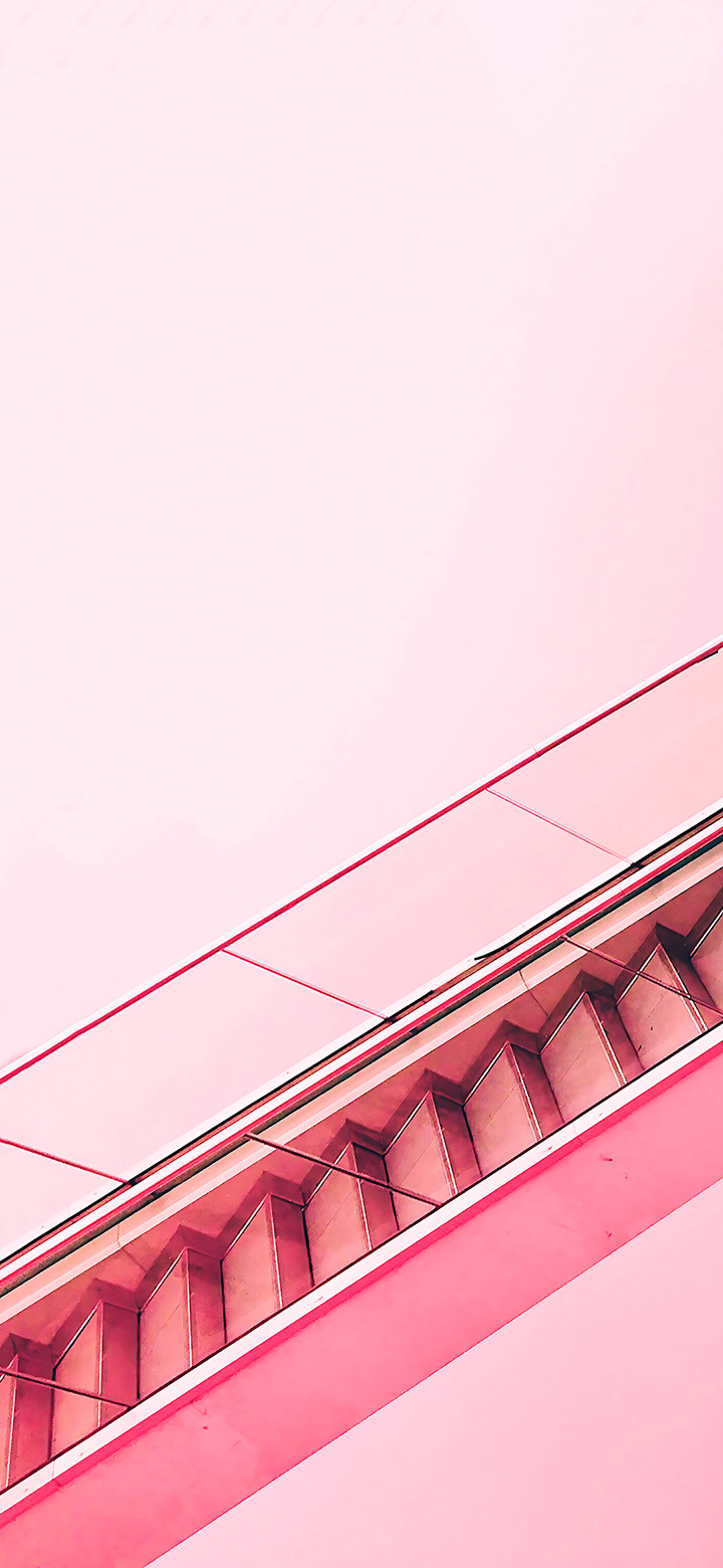 wallpaper of Cool Abstract Pink Stairs