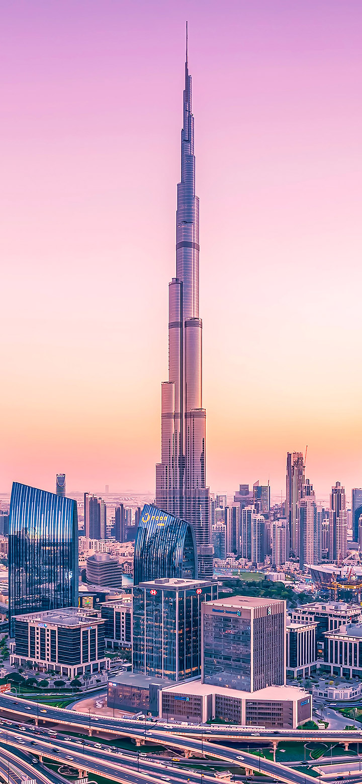 wallpaper of Cool Burj Khalifa In Dubai