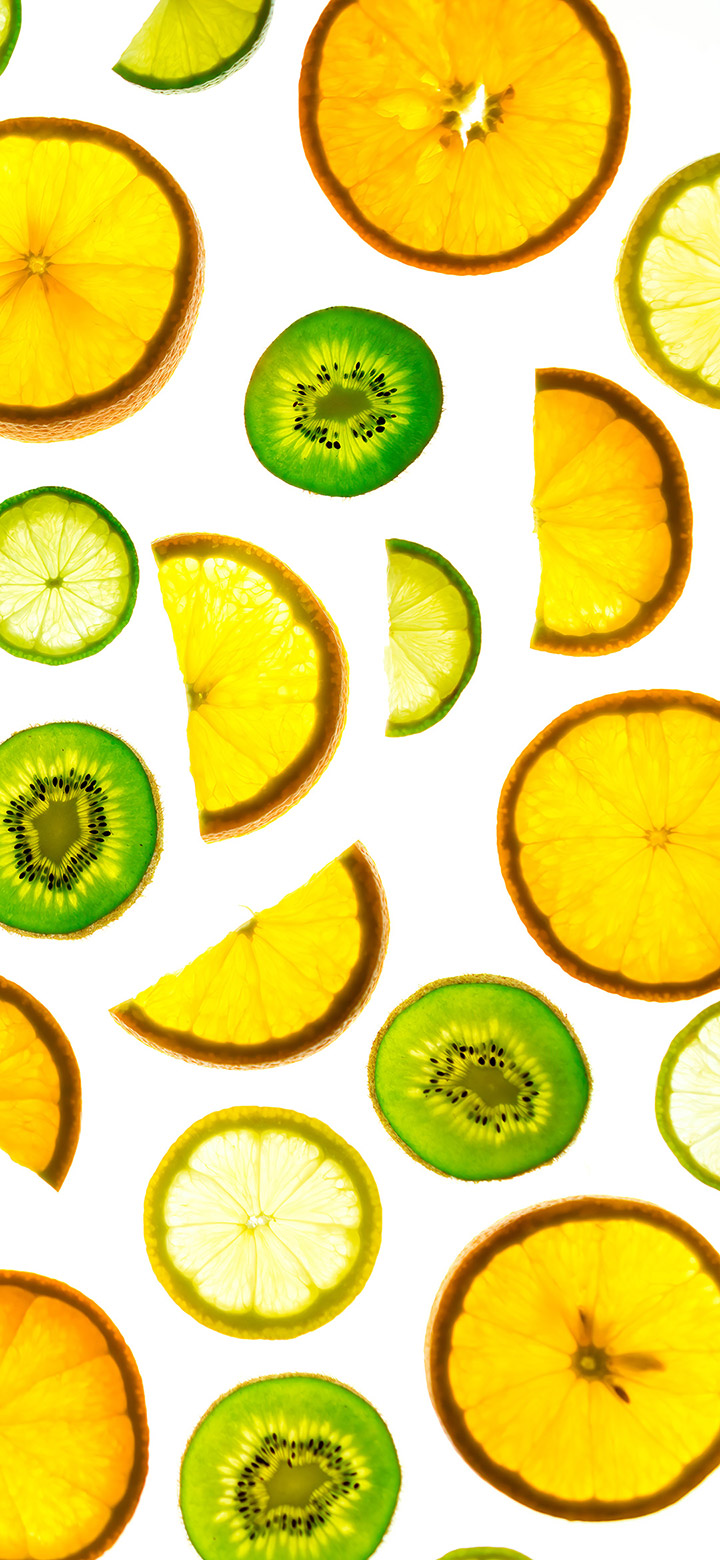 wallpaper of Orange And Lemon Slices