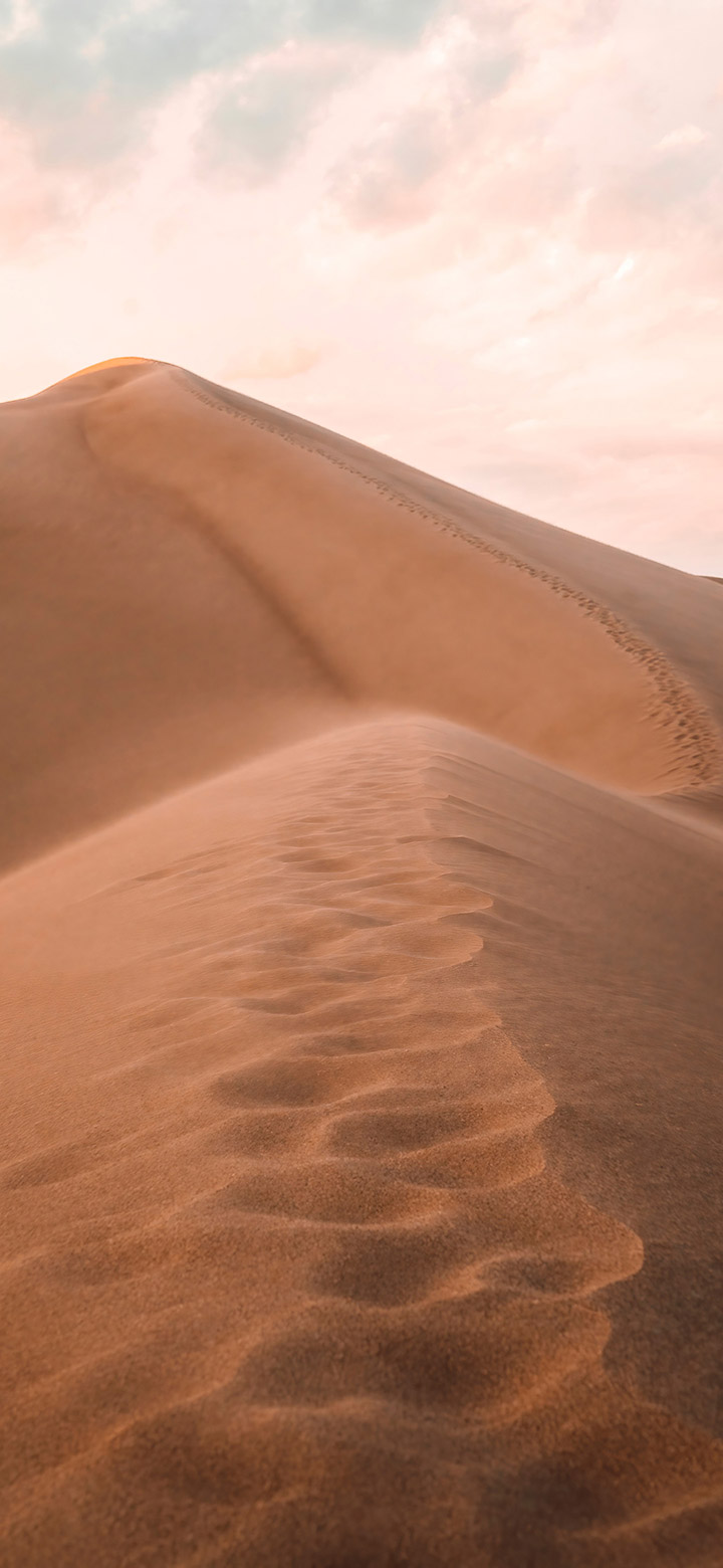 wallpaper of Sand Dunes In The Brown Desert