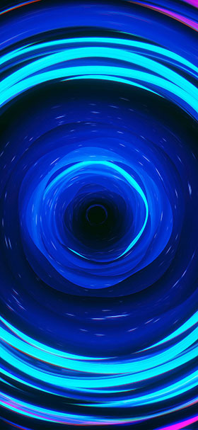 Phone Wallpaper of Abstract Blue Vortex