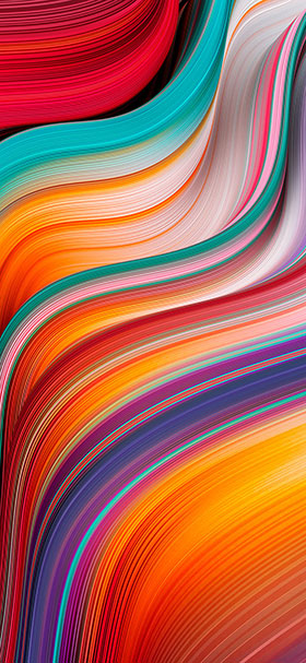 wallpaper of abstract red silk waves