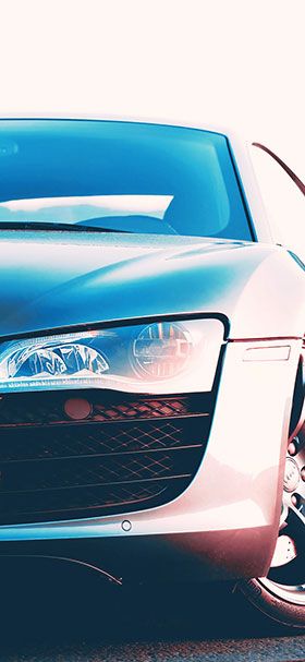 Phone Wallpaper Of Audi R8 Front Headlight