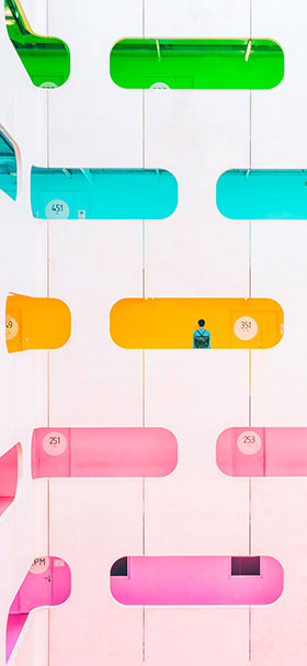 Phone Wallpaper of Cool Colorful Building In Japan