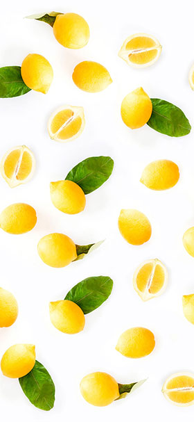 Phone Wallpaper Of Cool Lemon Pattern
