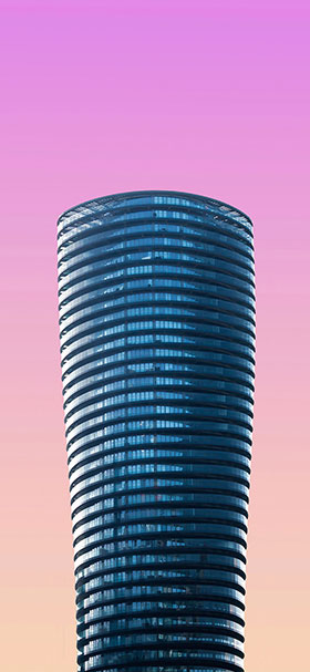 Phone Wallpaper of Cool Modern Cylinder Tower