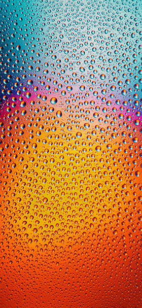 phone wallpaper of cool orange raindrops