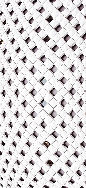 Phone Wallpaper of Cool White Architectural Pattern