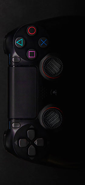 Phone Wallpaper Of PS4 Gaming Black Controller