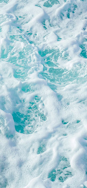 wallpaper of turquoise sea foam