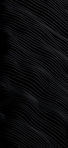 Phone Wallpaper Of Deep black surface with wavy lines
