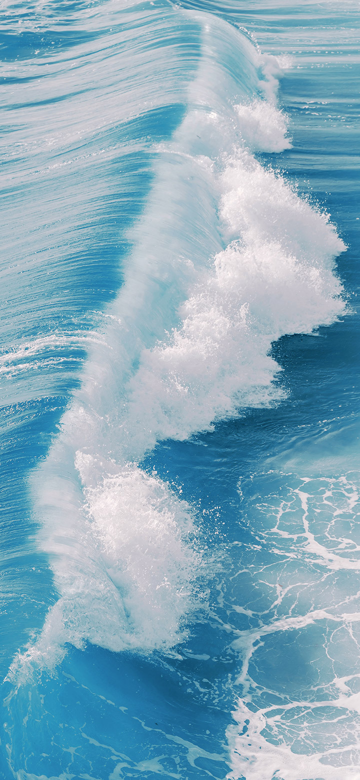 wallpaper of beautiful large blue wave