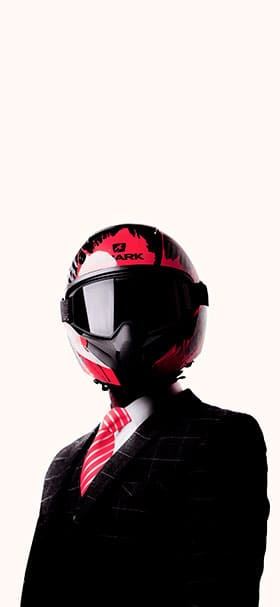 iPhone Wallpaper of Man wearing a motorcycle helmet