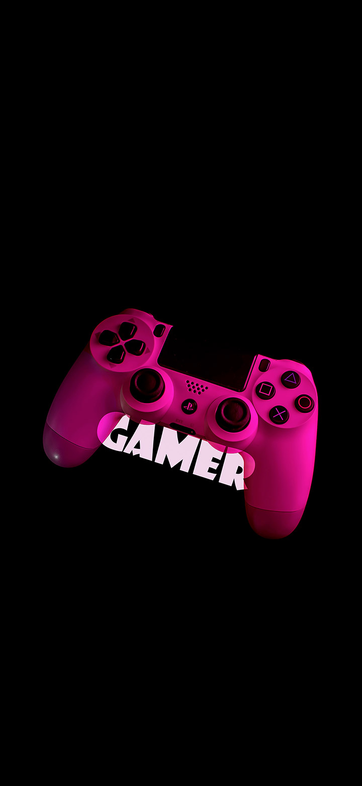 wallpaper of cool pink sony game controller
