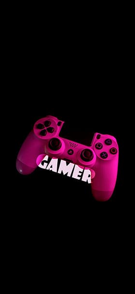 Phone wallpaper of Cool pink Sony game controller