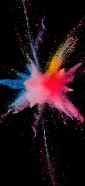 Lock Screen Wallpaper of Splash Of Colorful Powder