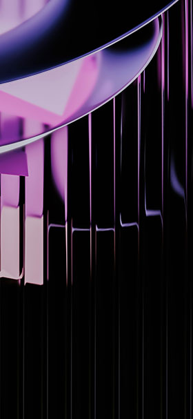 Lock Screen Wallpaper of Decorative Abstract Dark Purple Glass