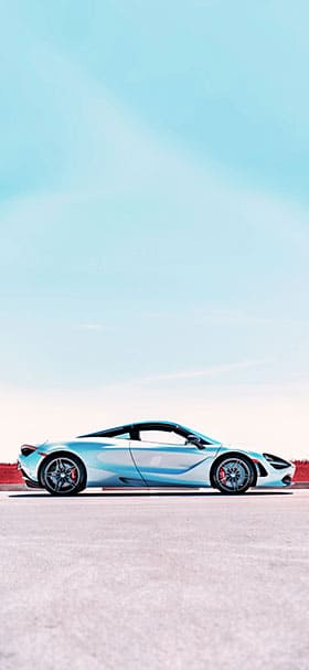 Phone Wallpaper of Mclaren Coupe On A Sunny Day