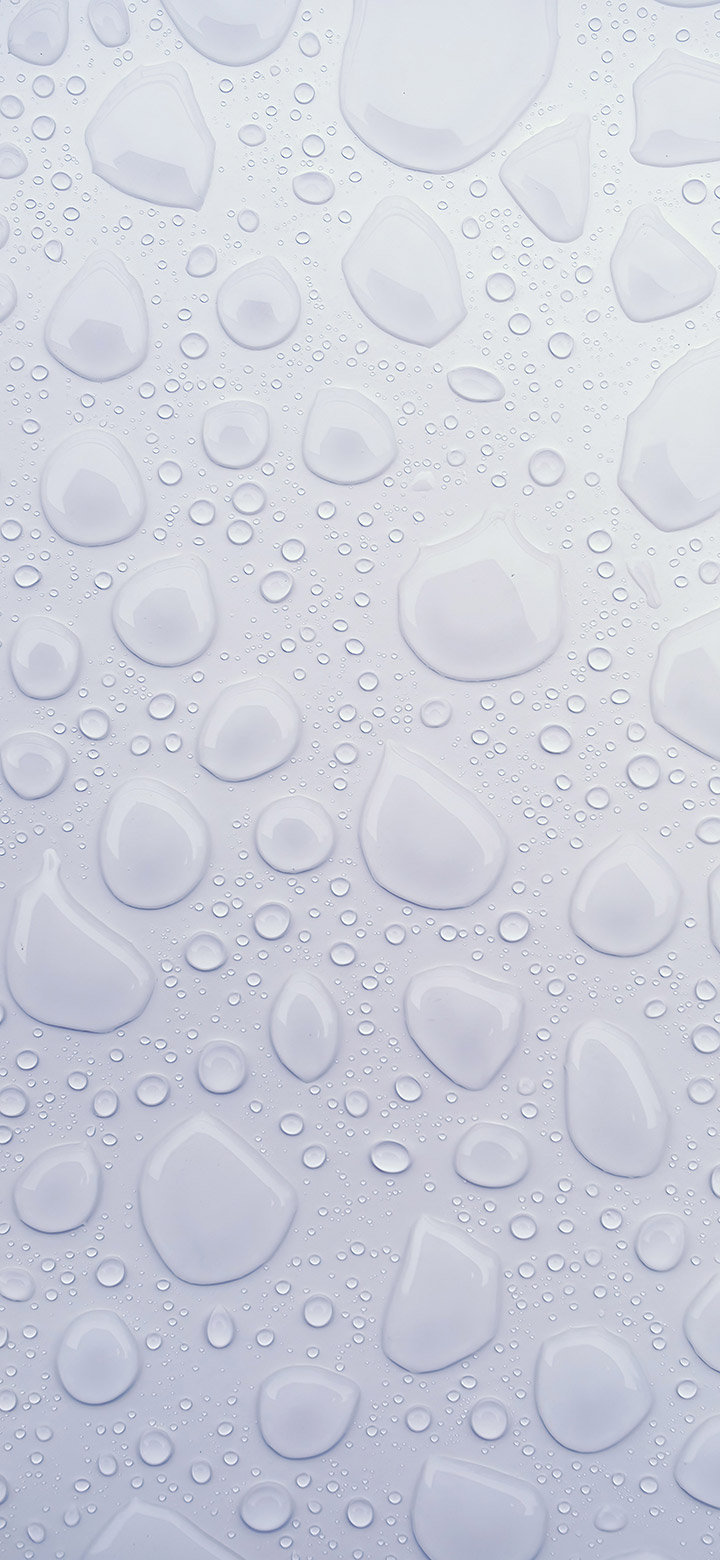 wallpaper of Drops Of Water On A White Surface