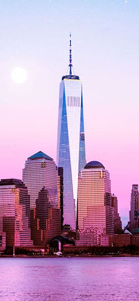 phone wallpaper of aesthetic view of the city landscape